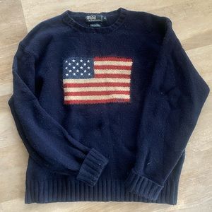 Ralph Lauren Flag sweater XL